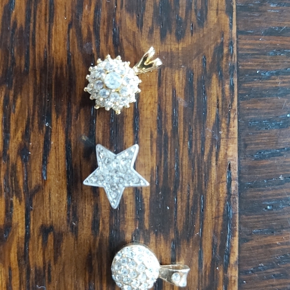 3 beautiful crystal pendants